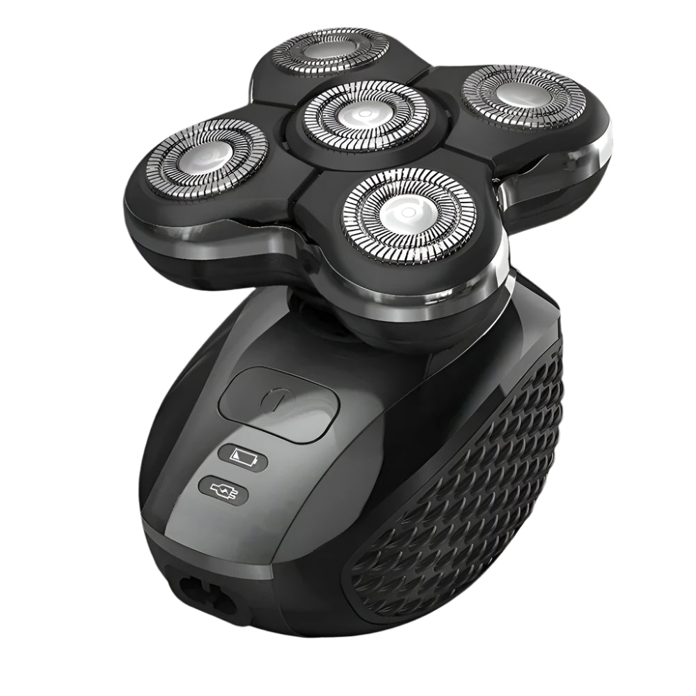 Zokoria's Balder Pro Head Shaver with five rotary blades, shown on a plain white background.
