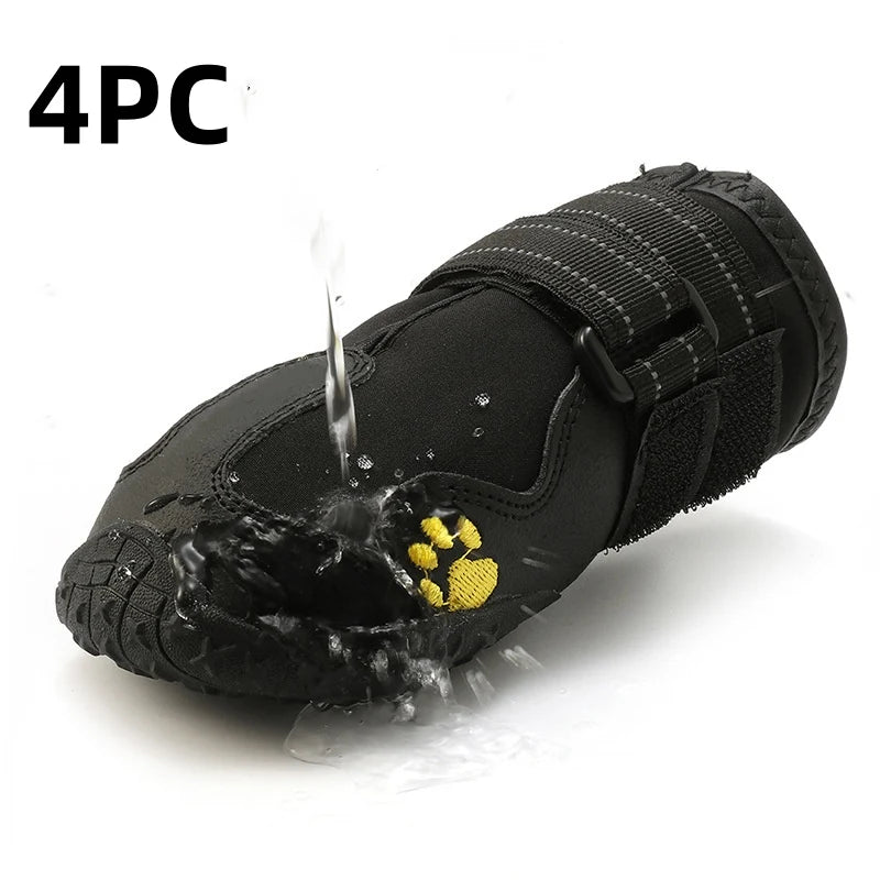 Waterproof Dog Boots - Warm, Reflective, Anti-Slip Footwear