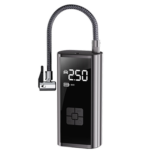 150 PSI digital tire inflator with pressure gauge and inflation hose