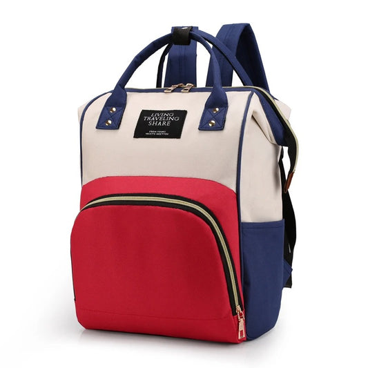 Diaper Bag Mummy Backpack – Large Capacity, Waterproof, Multi-Function Travel Bag