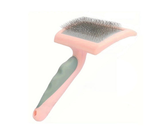 Stainless Steel Cat Grooming Brush – Hair Remover for Shedding & Tangles